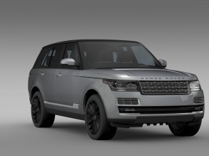range rover svautobiography l405 2016 3D 모델