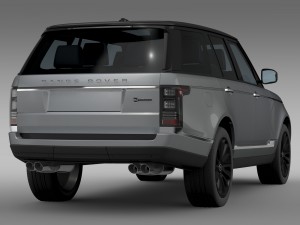 range rover svautobiography l405 2016 3D 모델