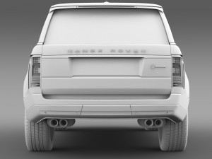 range rover svautobiography l405 2016 3D 모델