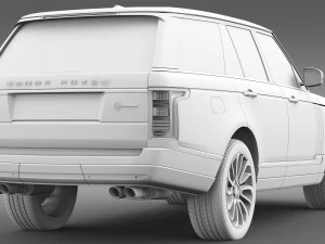 range rover svautobiography l405 2016 3D Model
