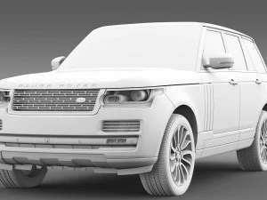 range rover svautobiography l405 2016 3D Model