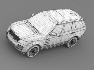 range rover svautobiography l405 2016 3D 모델