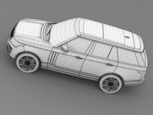range rover svautobiography l405 2016 3D 모델
