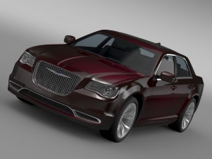 chrysler 300 limited lx2 2016 3D Model