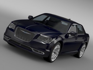 chrysler 300c platinum awd lx2 2016 3D Model