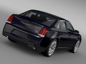 chrysler 300c platinum awd lx2 2016 Modello 3D