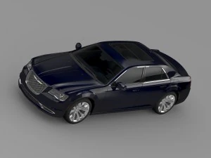 chrysler 300c platinum awd lx2 2016 3D Model