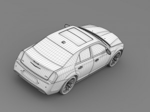 chrysler 300c platinum awd lx2 2016 Modello 3D