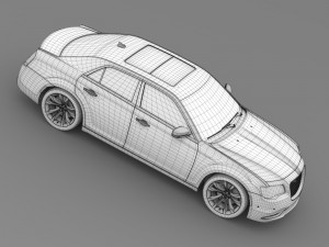 chrysler 300c platinum awd lx2 2016 Modello 3D