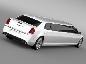 chrysler 300c platinum limousine lx2 2016 Model 3D