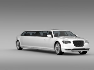 chrysler 300c platinum limousine lx2 2016 Model 3D