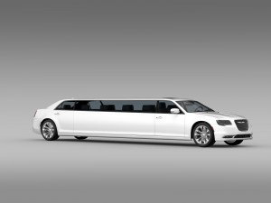 chrysler 300c platinum limousine lx2 2016 Model 3D
