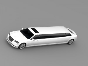 chrysler 300c platinum limousine lx2 2016 Model 3D