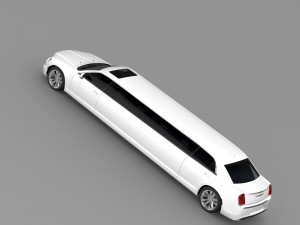 chrysler 300c platinum limousine lx2 2016 Model 3D