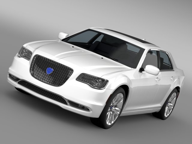 lancia thema 2016 3D Model .c4d .max .obj .3ds .fbx .stl .blend 