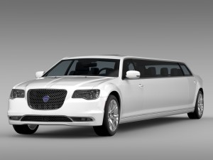lancia thema limousine 2016 Modelo 3D