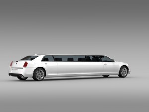 lancia thema limousine 2016 Modelo 3D