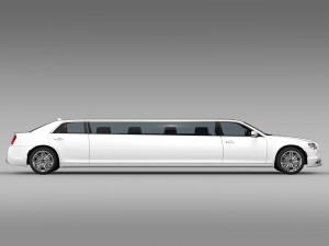 lancia thema limousine 2016 Modelo 3D