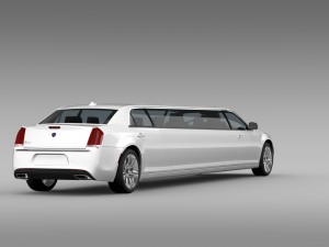 lancia thema limousine 2016 Modelo 3D