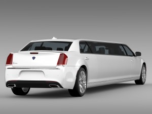 lancia thema limousine 2016 Modelo 3D