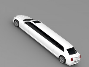 lancia thema limousine 2016 Modelo 3D