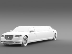 lancia thema limousine 2016 Modelo 3D