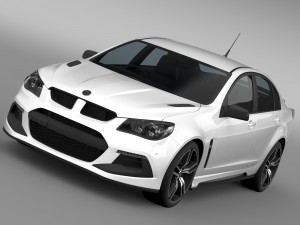 hsv clubsport r8 gen f2 2016 3D-Modell