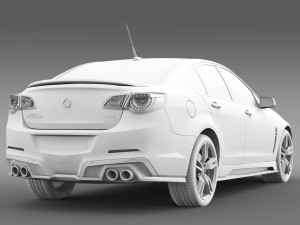 vauxhall vxr8 2017 3D Model