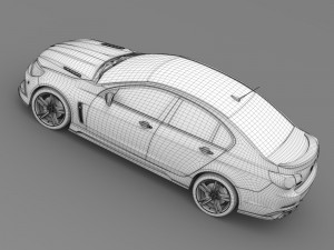 vauxhall vxr8 2017 3D Model