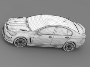 vauxhall vxr8 2017 3D Model