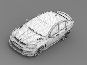 vauxhall vxr8 2017 3D Model