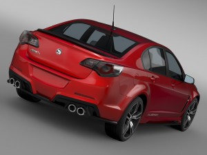 hsv clubsport gen f2 2016 3D Model