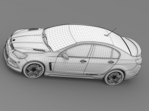 hsv clubsport gen f2 2016 3D Model