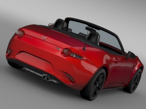 mazda roadster nd 2016 3D 모델