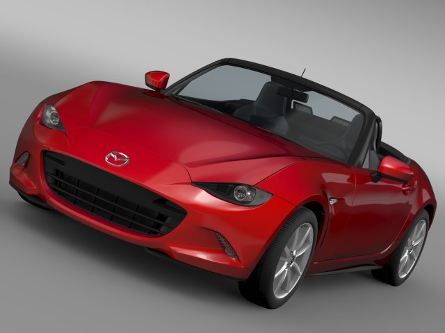 mazda mx 5 nd 2016 3D Модель .c4d .max .obj .3ds .fbx .stl .blend 