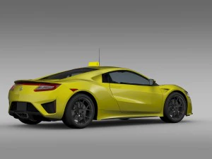 acura nsx taxi 2016 3D Model