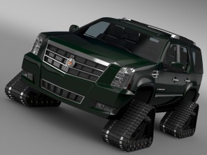 cadillac escalade crawler 3D Model