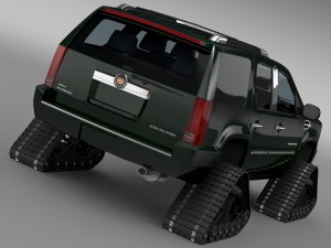 cadillac escalade crawler 3D 模型