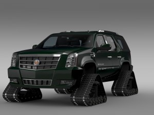cadillac escalade crawler 3D 模型