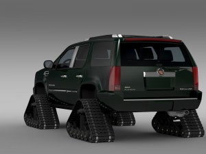 cadillac escalade crawler 3D 模型