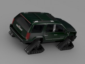cadillac escalade crawler 3D 模型