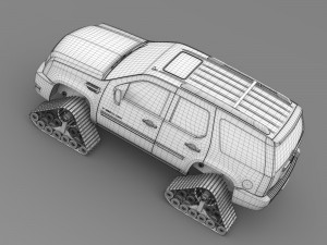 cadillac escalade crawler 3D 模型