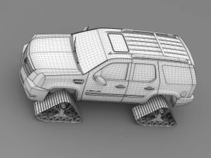 cadillac escalade crawler 3D Model