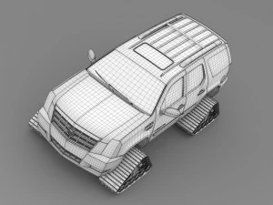 cadillac escalade crawler 3D Model