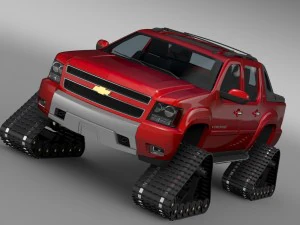 chevrolet avalanche z71 crawler 3D Model