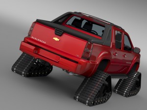 chevrolet avalanche z71 crawler 3D 모델