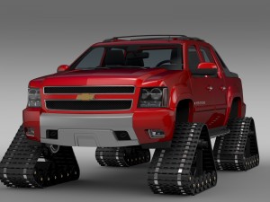 chevrolet avalanche z71 crawler 3D 모델