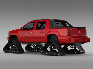 chevrolet avalanche z71 crawler 3D Model