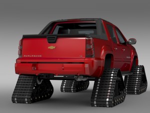 chevrolet avalanche z71 crawler 3D 모델