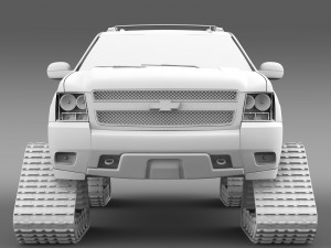 chevrolet avalanche z71 crawler 3D 모델